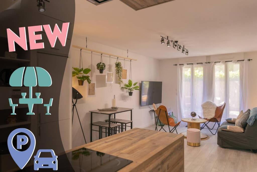 Superbe Appart Plein Centre Avec Parking & Jardin 梅斯 外观 照片